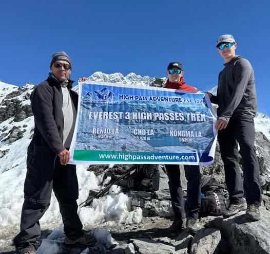 Everest Three High Passes Trek